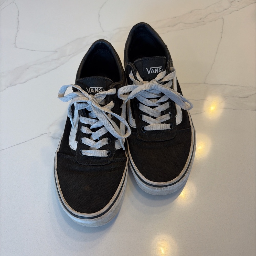 Vans Classic Black and White Sneakers